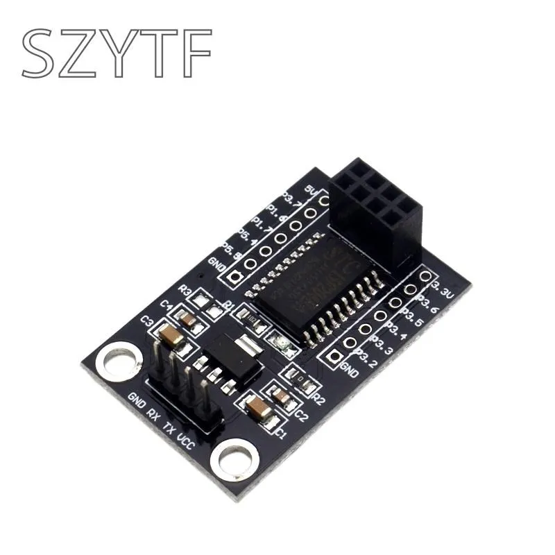 STC15L204 + NRF24L01 интерфейс беспроводной драйвер платы беспроводной макетной платы