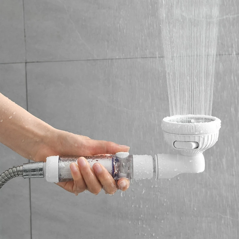 

High Pressure Handheld Shower Bathroom Spray Shower Head with 3 Spray Modes Adjustable Water Saving Bathroom Shower Tool