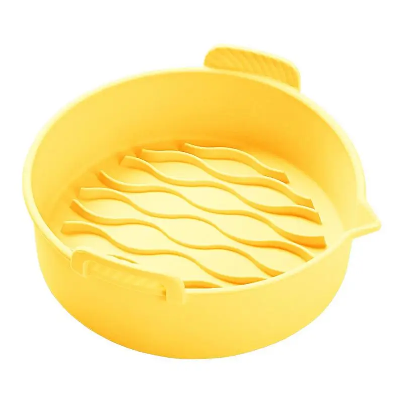

Air Fryer Silicone Pot Round Air Fryer Basket Safe Baking & Pastry Tools Air Fryer Silicone Accessories For Baking Roasting