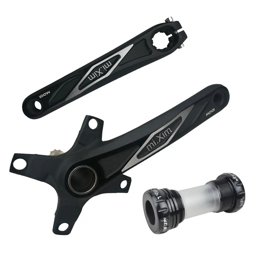 

Bike Crankset, Aluminum Crank Sprocket and Bottom Bracket 0mm, BCD 104