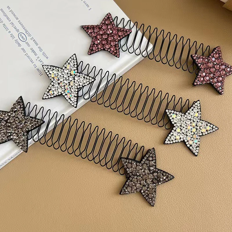 Блестящая металлическая расческа для волос женщин инструмент обшивки со