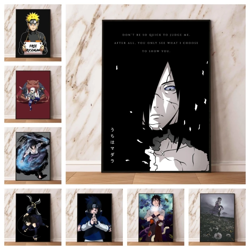 

Canvas Artwork Painting Naruto Children's Bedroom Decor Poster Home Hanging Cuadros Best Gift Comics Pictures Modern Living Room