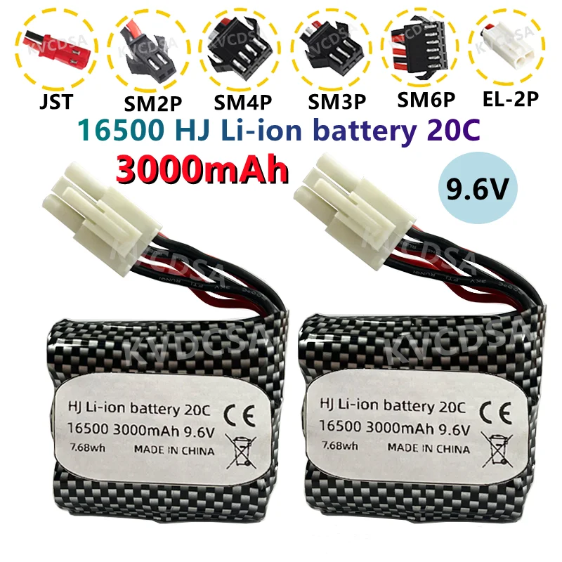 

16500 9.6V300 литиевый аккумулятор 0 мАч S911 912 9115 9116 подходит для высокоскоростного автомобиля с дистанционным управлением, модели корабля, модели...