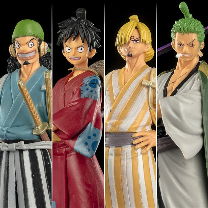 Фигурка героя аниме фирмы Luffy Zoro Battle Kaidou из ПВХ Фигурки OP Новый мир Sanji Usopp фигурка