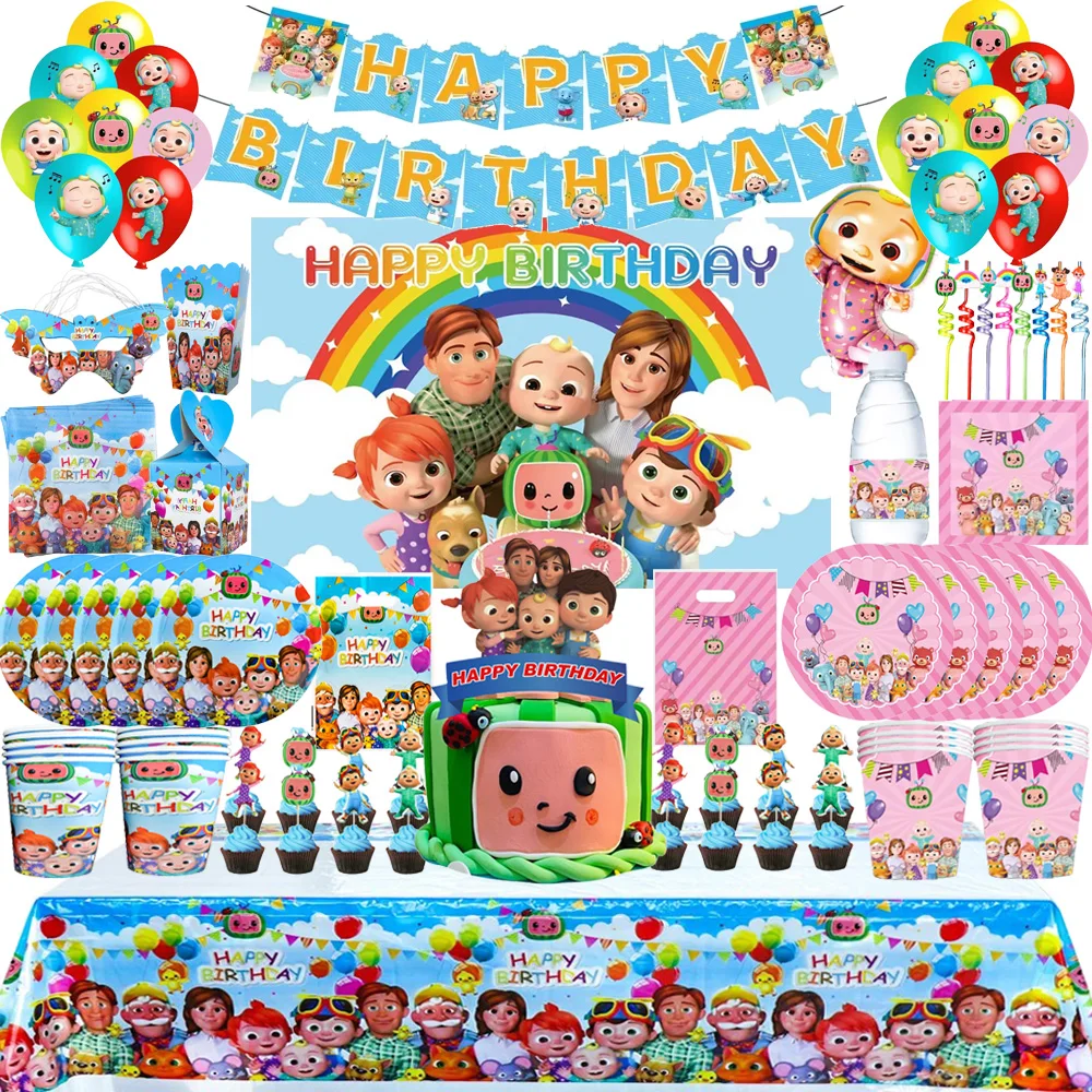 Набор декора для праздника Cocoomelonies из бумаги