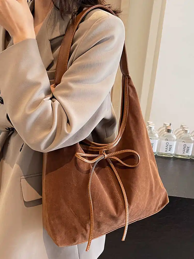 Женская сумка-тоут Merad подмышки новинка 2024 модные ретро сумки большой