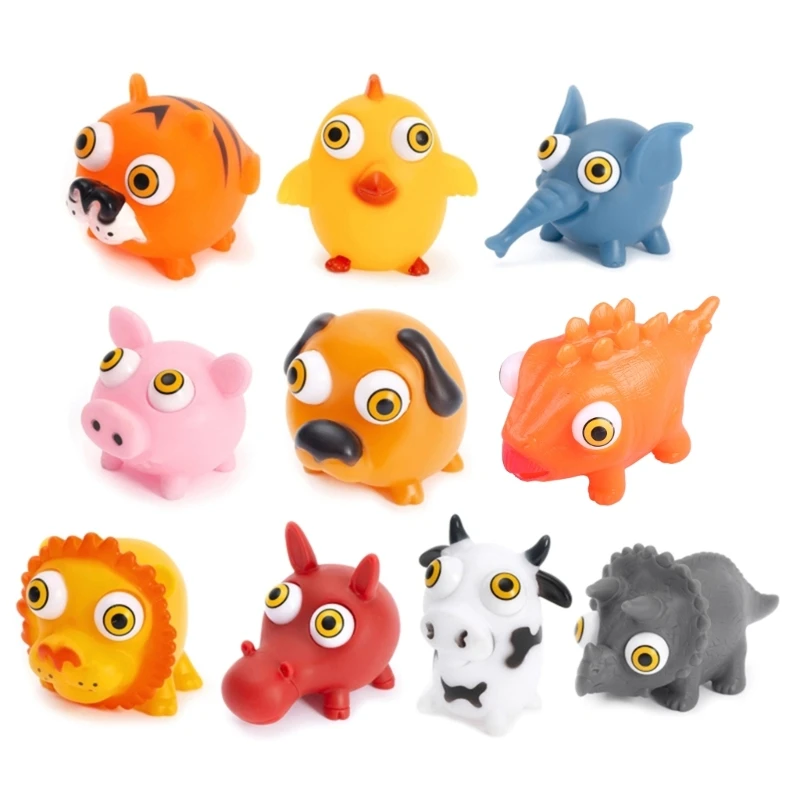 

Squeeze Ball Decompressing Animal for w/ for pop Out Eyes Practical Joke Toy for Kids Students OCD Anxiety Relief