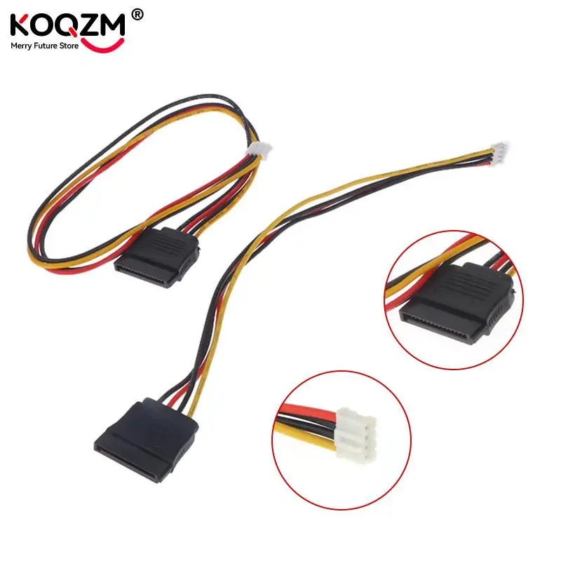 

PH 2,0 мм 4-контактный маленький тип к 15-контактному HDD SATA кабель питания шнур 20AWG провод для промышленного универсального HD мини-пк DIY