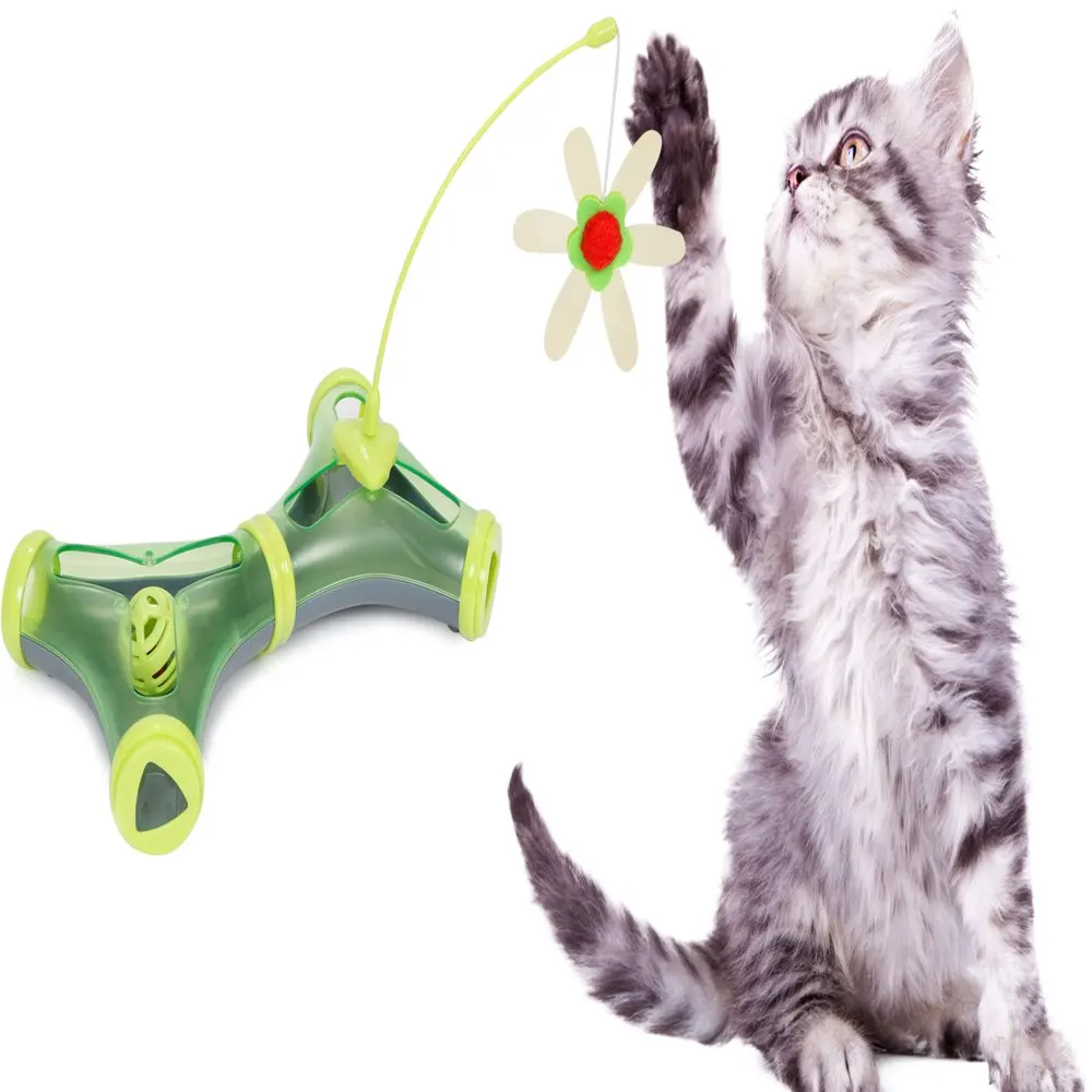 

® `Kitty-Tease` Interactive Teaser Kitty Puzzle Toy