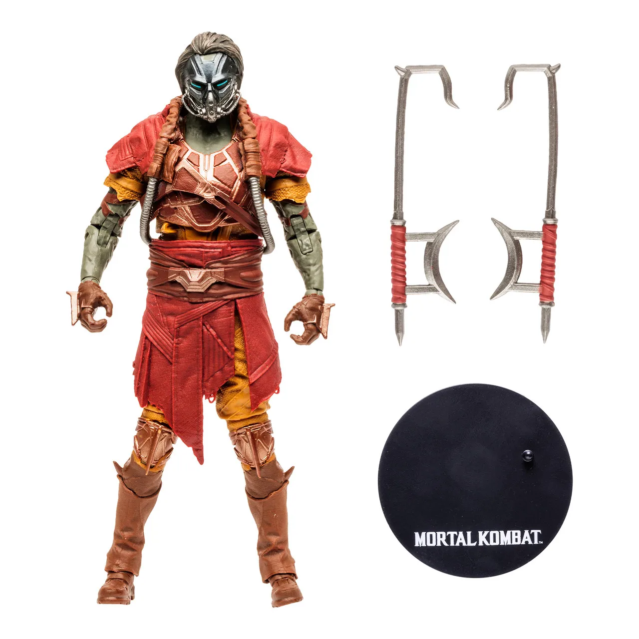 

McFarlane Mortal Kombat Kabal Rapid Red Articulated Action Figure Toys 17cm