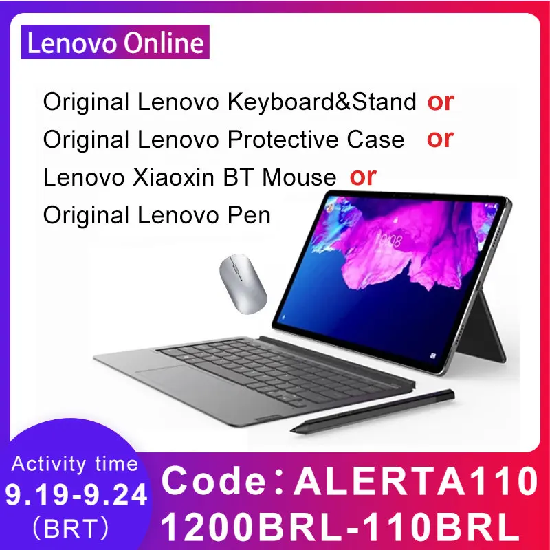 Original Lenovo Magnetic Keyboard Pack or Magnetic Folio Case or Lenovo Pen or Mouse for P11 P11 Pro P11 Plus P11 Pro 2021