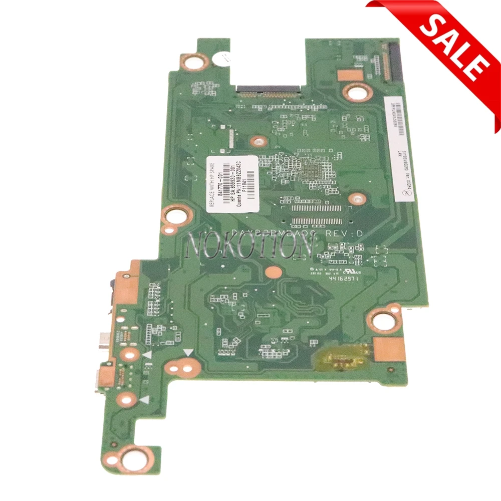 Материнская плата NOKOTION 841770-001 841770-601 DAYB3BMBAD0 для ноутбука HP Pavilion X2 12-B серии SR2EN M3-6Y3 0