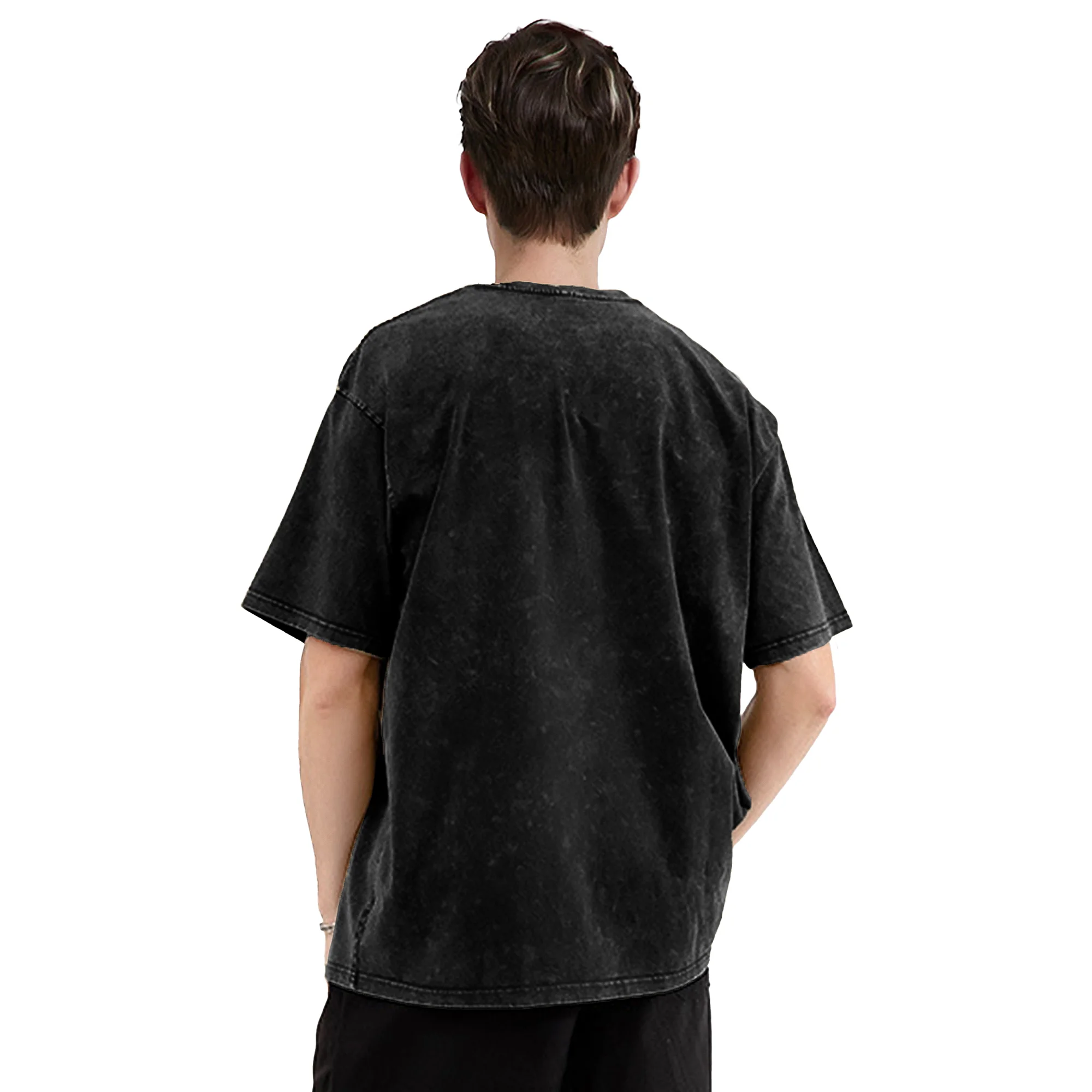 Фото Футболка Harajuku Washed Shirts Aerosmith AEROplane в стиле рок-группы, винтажная, оверсайз, уличная одежда, с коротким рукавом, летняя №4