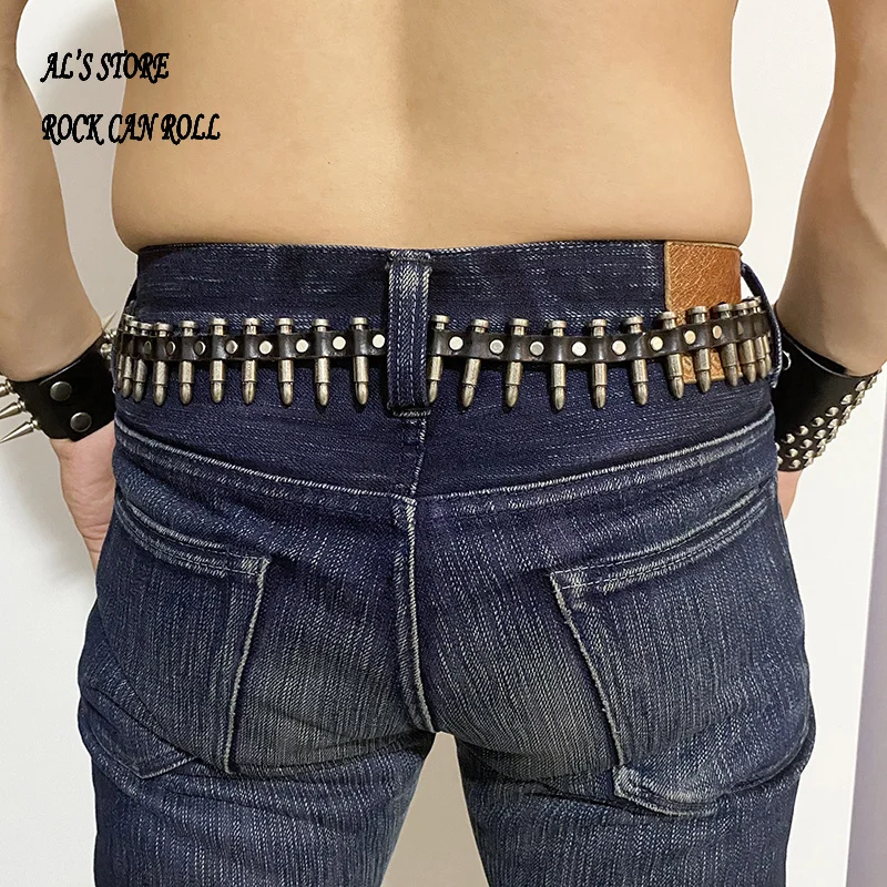 

ALB13 Genuine Cowhide Leather Handmade Durable Popular Alloy Buckle Belt