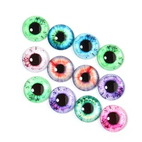 20pcs natural stone eye glass round flatback cabochon for jewelry making ring earring necklace diy accessories 10 25mm