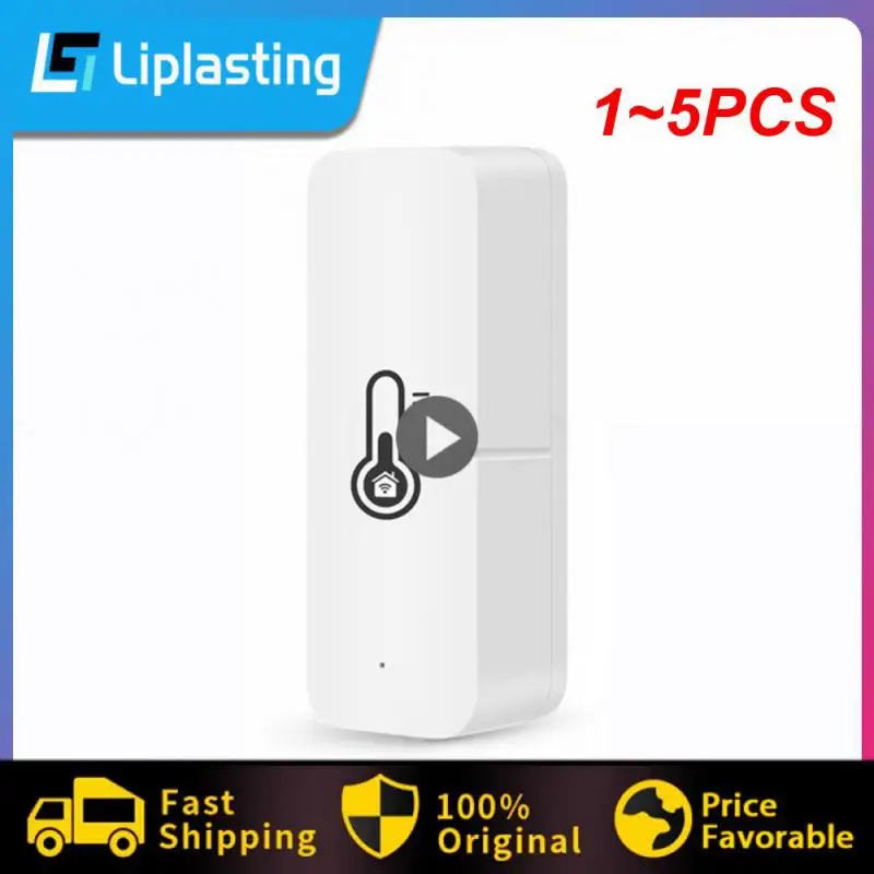 

Умный Wi-Fi датчик температуры и влажности Tuya Smart Wi-Fi, 1 ~ 5 шт.