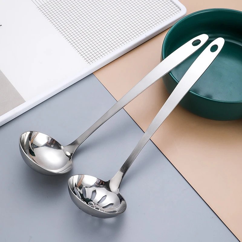 1 шт. ложка для фондю из нержавеющей стали с длинной ручкой