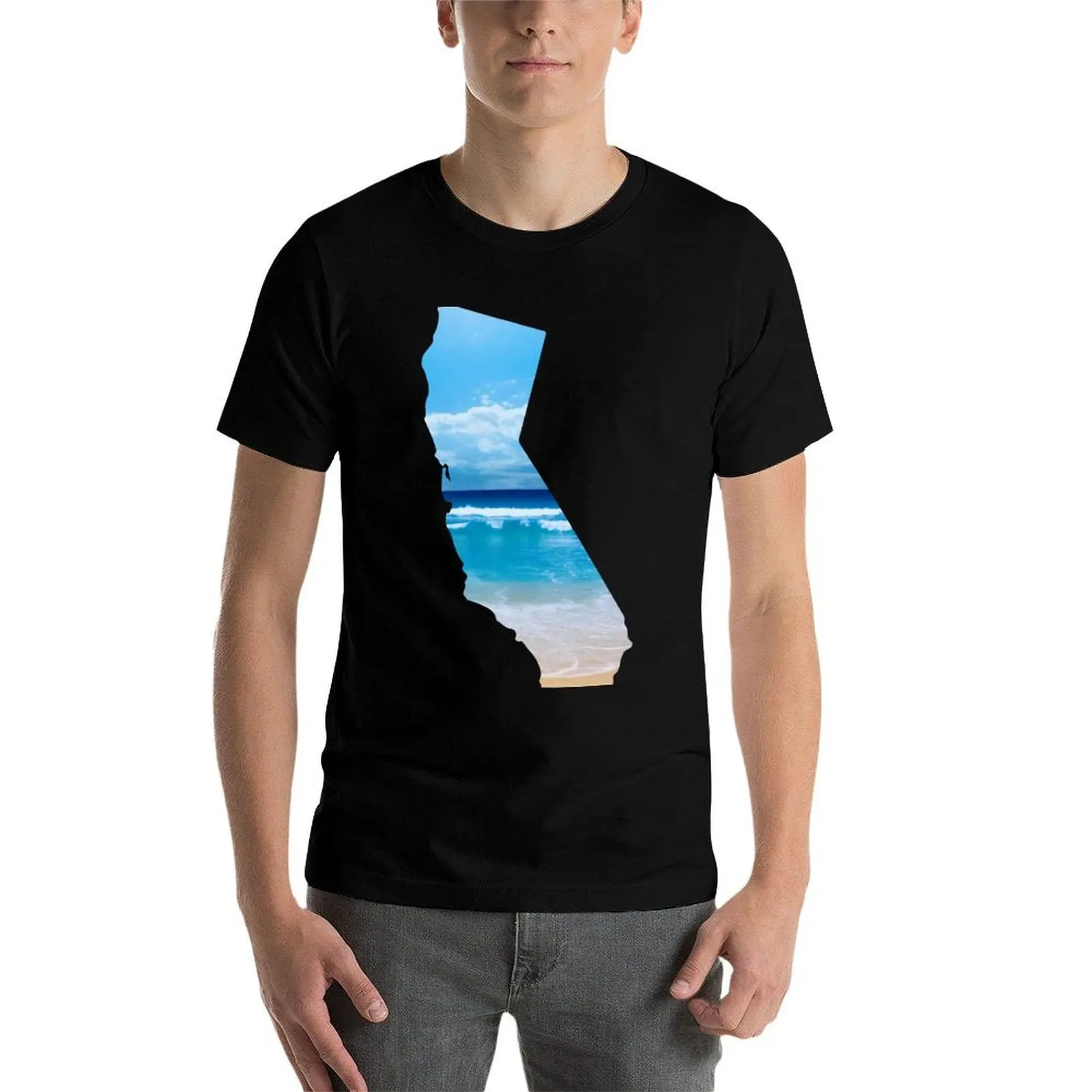 Фото Футболка Cali Love, California Love, California Dreaming, повседневная футболка с коротким рукавом. №4