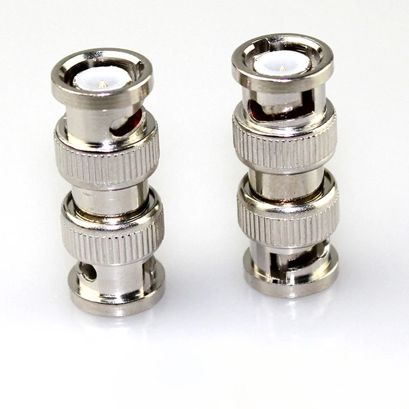 

50pcs BNC male to male BNC male straight-through BNC male to male connector BNC head to BNC head