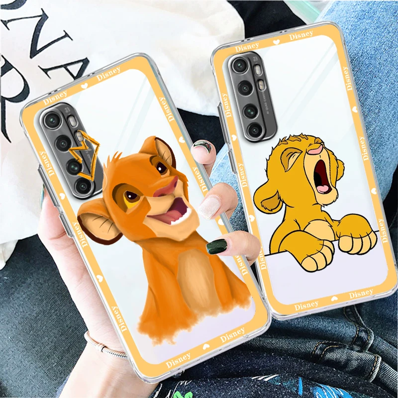

Disney The Lion King Art Transparent Phone Case For Xiaomi Mi 13 12T 12S 12X 12 11 11T 11i 10T 10 Pro Lite Ultra 5G Cover