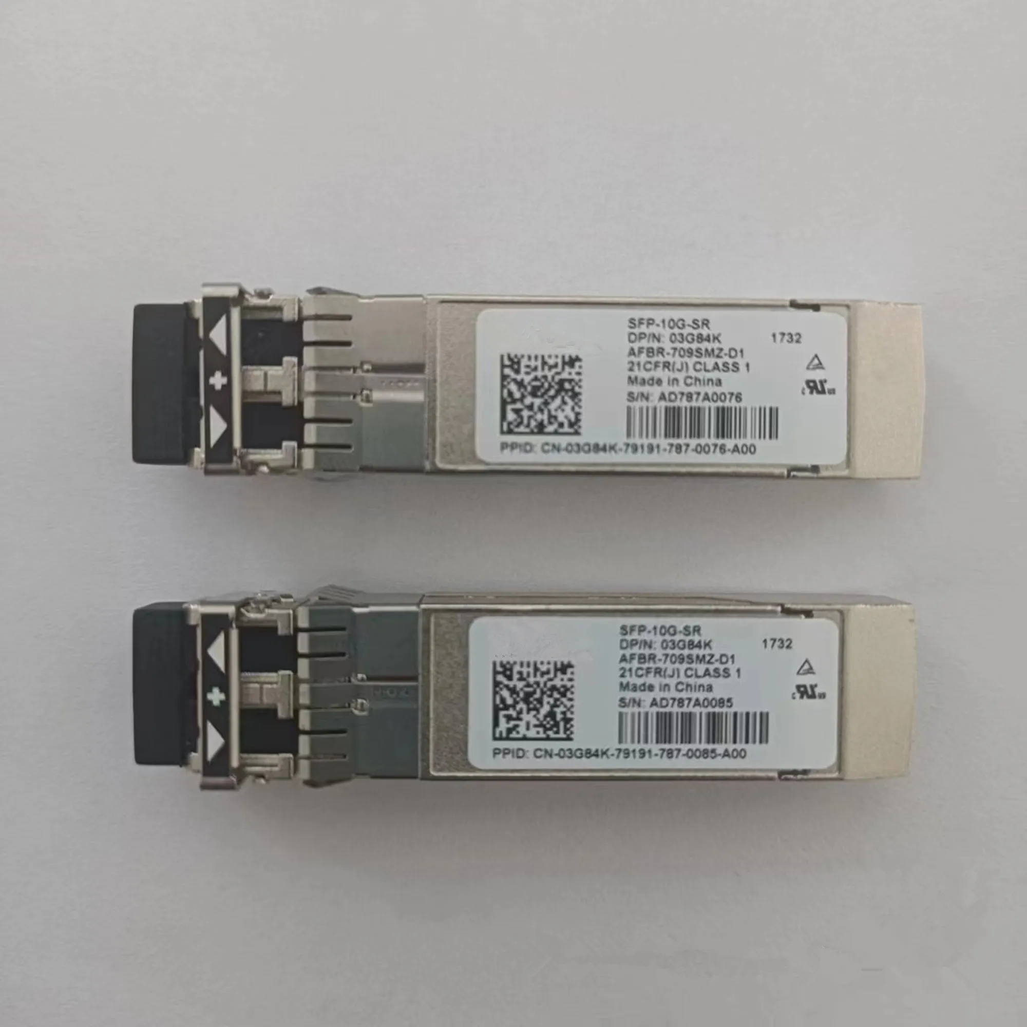 SFP + модуль 10 Гб/фотосессия/03G84K/фотосессия 10 ГБ-SR 300 нм м/10g сетевой адаптер переключатель/многомодовый волоконный модуль SFP + модуль 10 Гб/фотосессия/03G84K/фотосессия 10 ГБ-SR 300 нм м/10g сетевой адаптер переключатель/многомодовый волоконный модуль
