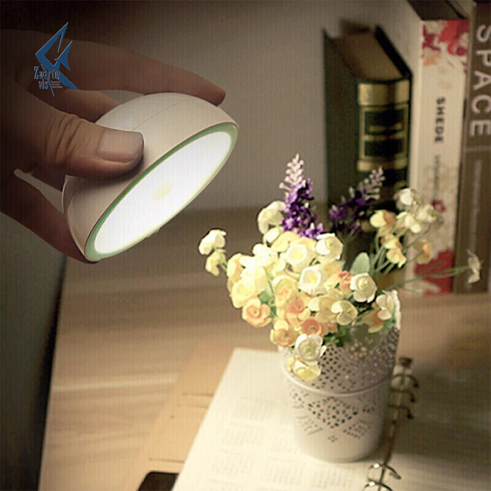 

360° Sensor Nightlight Aisle Decor Home Wardrobe Wine Cabinet Usb Wireless Charging Motion Induction Light Led Bedside Lamp