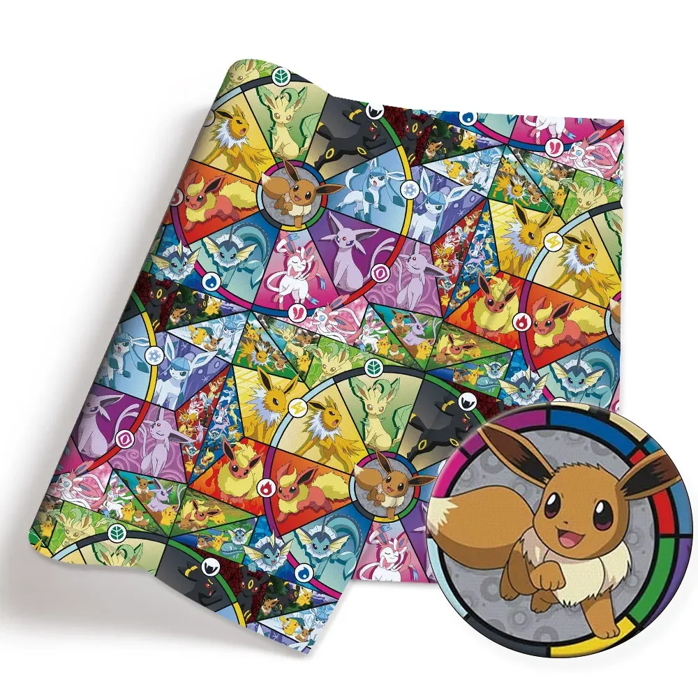 Покемон мультфильм ткань 140*50 см ручная работа шитье пэчворк квилтинг детское