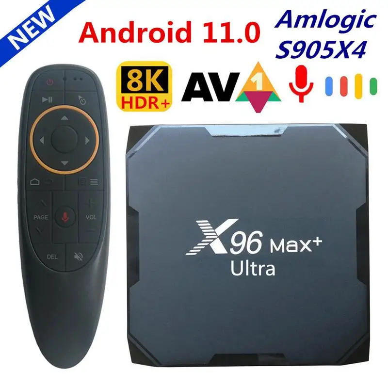 

Оригинальная ТВ-приставка X96 MAX Plus Ultra Android 11 Amlogic S905X4 4 Гб 64 ГБ 32 ГБ AV1 Wifi BT 8K X96Max смарт-медиаплеер телеприставка