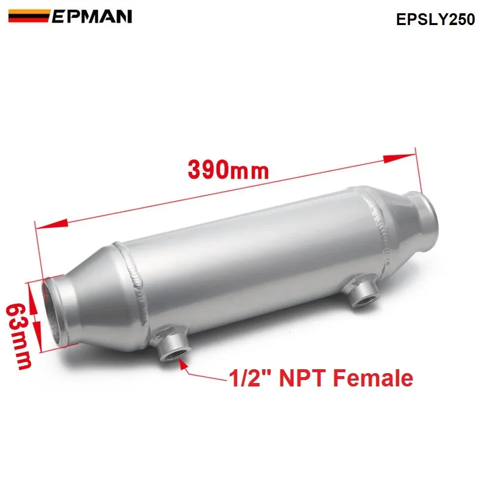 Фото Охладитель жидкости-воздушного интеркулера Epman Barrel Style 4 x 10 дюймов ID/OD 2,5 дюйма для двигателя нагнетателя EPSLY250 №2