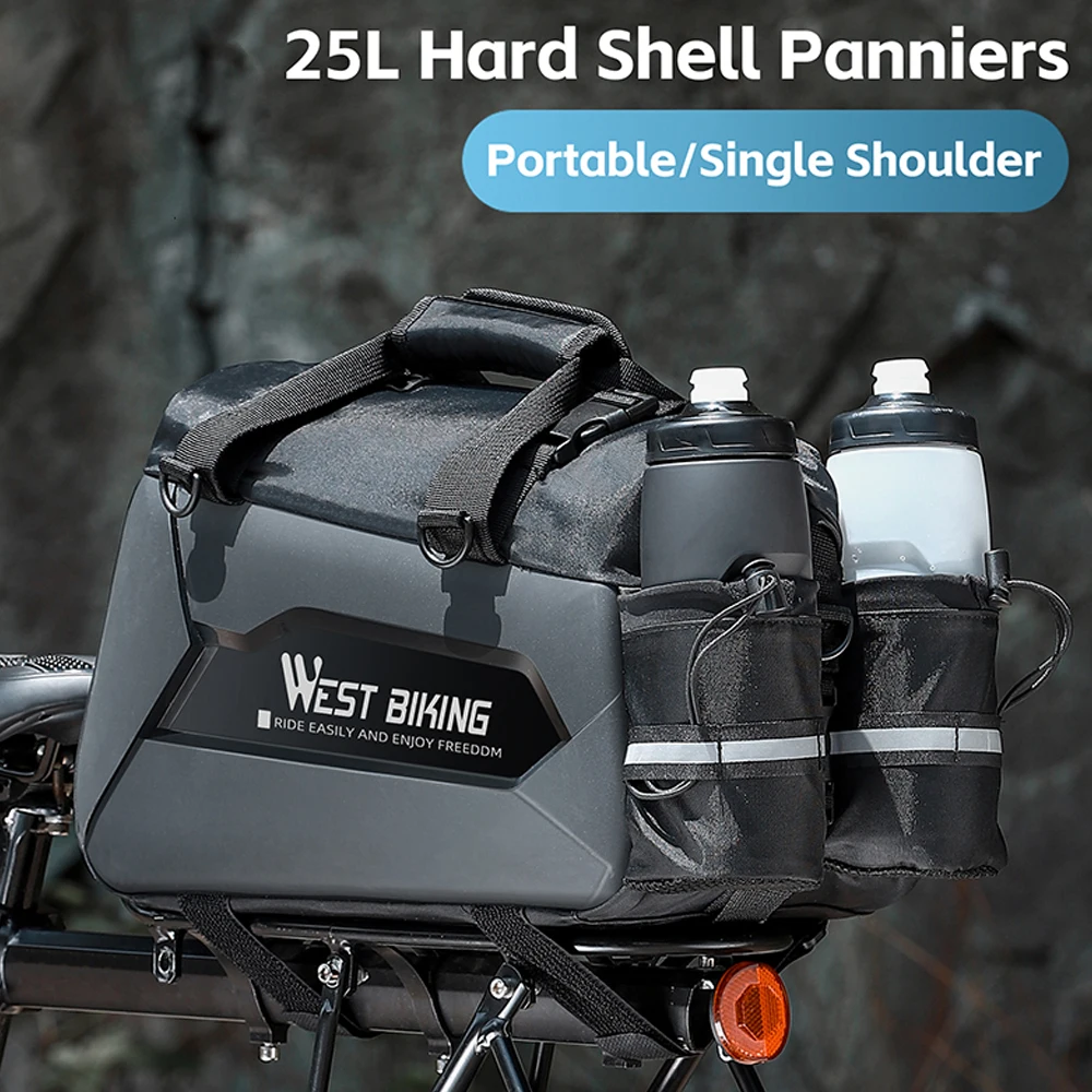 

Riding Bike Rear Seats Bag Bicycle Storage Bags Large Capacity Bicycle Rack Seats Bags Travel Luggage Handbag Shoulder Bag