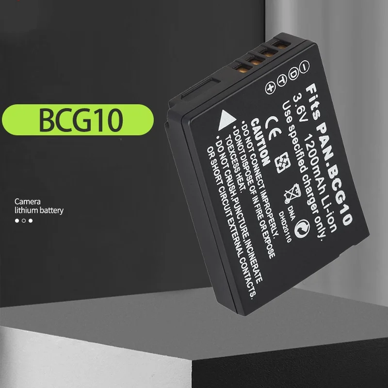 3 6 В 1200 мАч DMW-BCG10E BCG10 BCG10E аккумулятор для камеры Panasonic Lumix DMC-3D1 DMC-TZ7 DMC-TZ8 DMC-TZ10 DMC-TZ18 TZ19