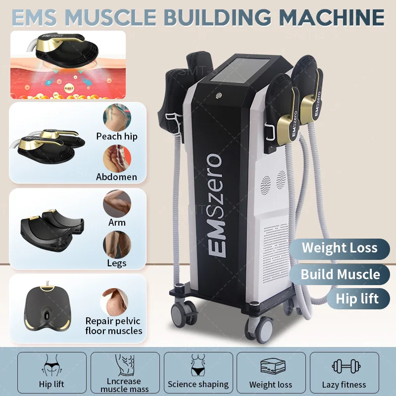 

6500W RFNova EMSZERO Hi-emt Machine 2023 EMS Pelvic Pad Muscle Stimulation Body Sculpting For Slmming Salon