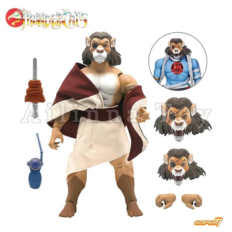 Фото Фигурка Super7 Thundercats 7-8 дюймов Ultimates, волна 4, снеговик, монокиан, коллекция аниме, модель фильма для подарка №5