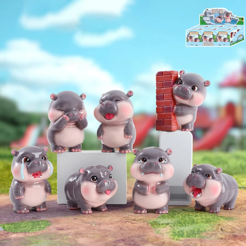 1 шт. новый MooDeng поросенок бегемот привлекательная фигурка модный орнамент милая