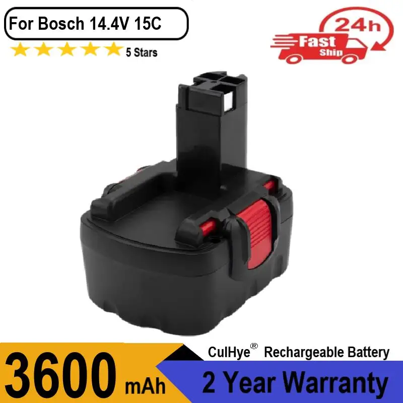 

Go 3600mAh Ni-MH 14.4V For Bosch BAT038 BAT140 BAT040 BAT041 BAT159 2607335275 2607335533 2607335534 2607335711 2607335465