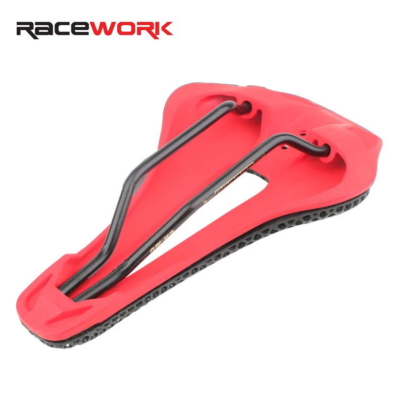 RACEWORK Седло с 3D принтом структура улья полая велосипедное сиденье MTB дорожные