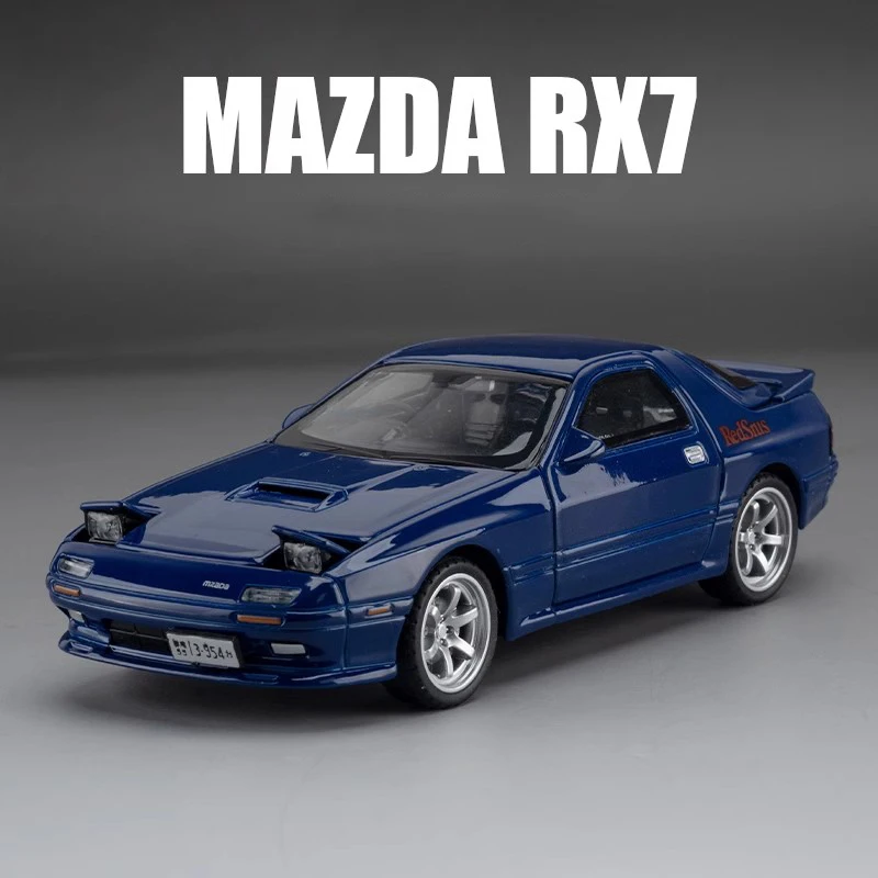 Модель автомобиля Mazda RX7 AE86 JDM Mazda MX5 1:32 металлическая