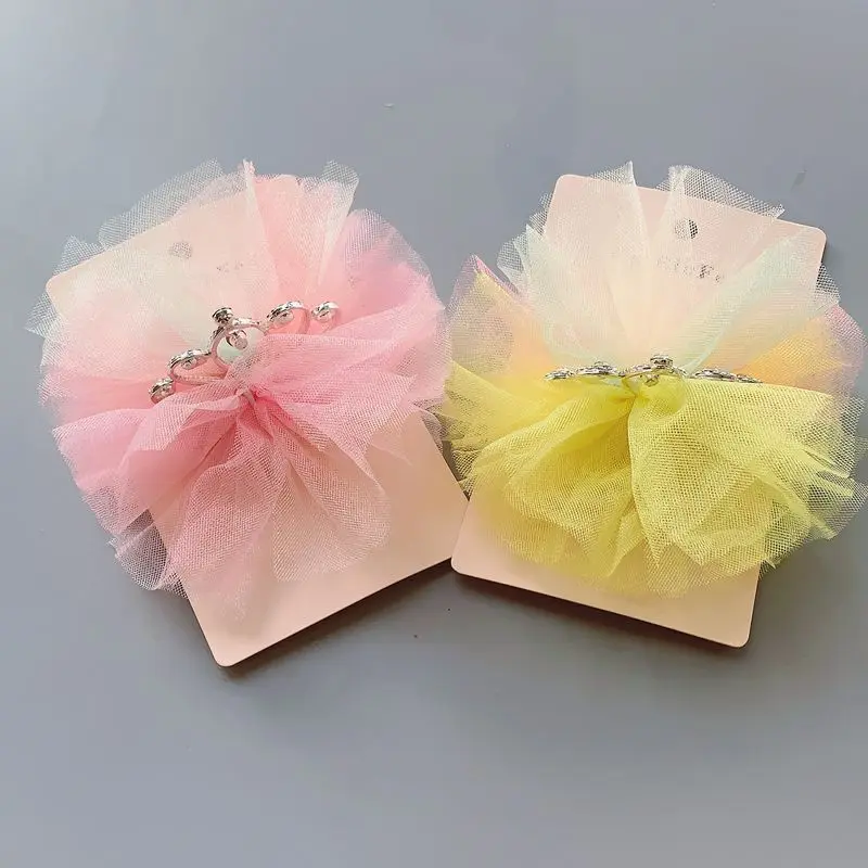 

New children's hair accessories mesh children's press clip