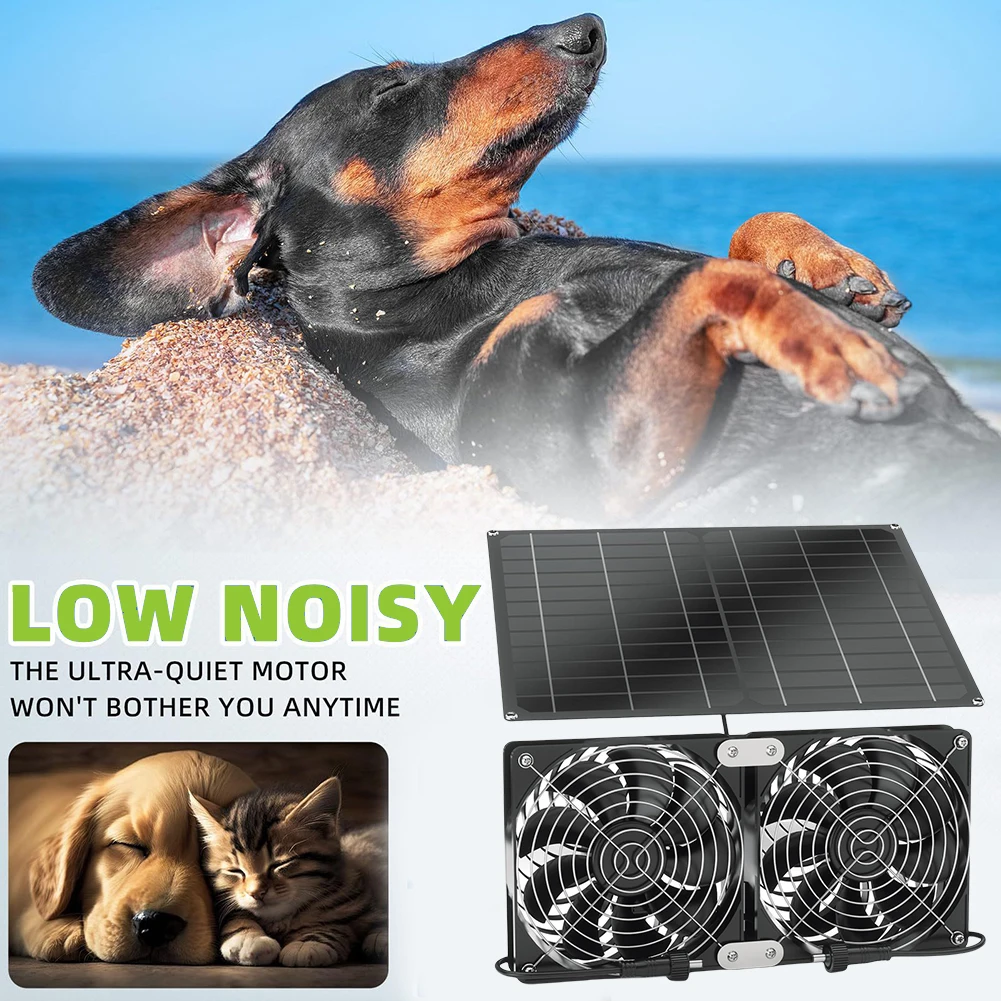 Вентилятор на солнечной батарее 15 Вт 12 В IP65