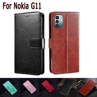 nokiag11 case for nokia g11 cover magnetic card wallet leather flip protective phone etui book on for nokia g 11 case hoesje bag