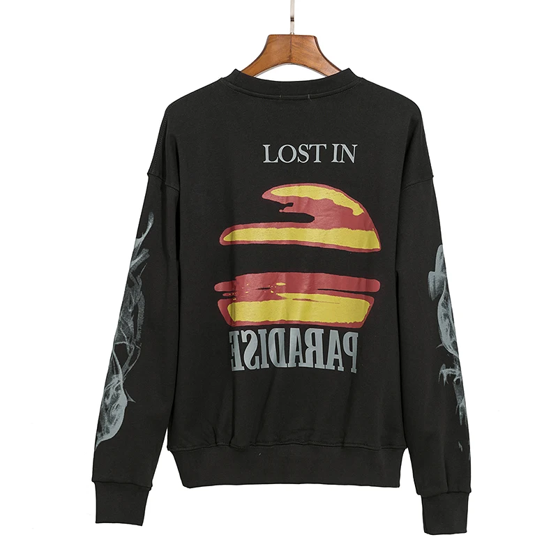 ASKYURSELF Brand Lost In Paradise Sweatshirts Men Women 1:1 High Quality Oversied Outerwear Pullover Hoodie Heavy Fabric Cotton |