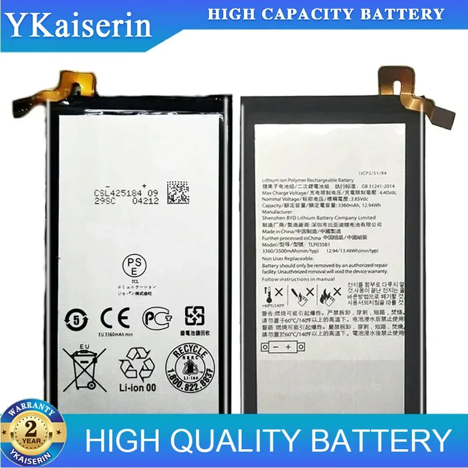 BAT-60122-003 Battery For BlackBerry keyone Key2 Z30 Q20 Classic SQC100-1 SQC100-3 Q30 SQW100-1 SQW100-3 TLP035B1 BAT-63108-003