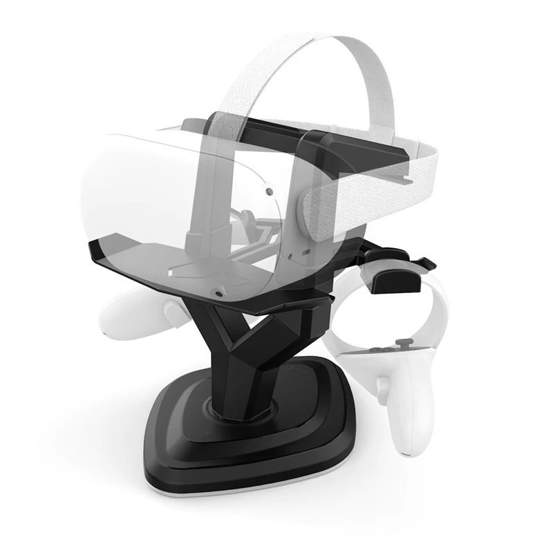 

Headset VR Display Stand,Helmet And Controller Handle Holder Mount Station For Oculus Quest 2,Oculus Rift Or Rift S
