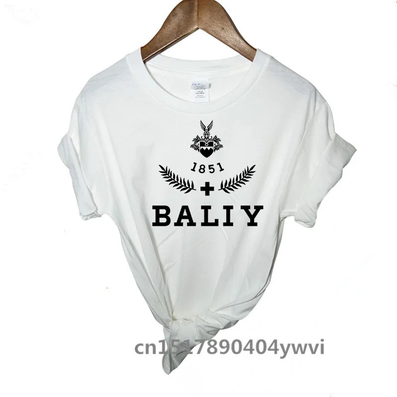 

2023 Summer New Top, Women's Famous Swiss BA Brand Printed Short Sleeve, Pure Cotton Round Neck Basic T-shirt