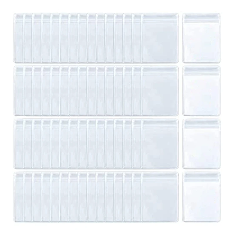 

200 Pcs PVC Jewelry Bags Self Seal Jewelry Storage Bags Clear Zipper Lock Bags Sealable Jewelry Storage Bags (6 X 8Cm)