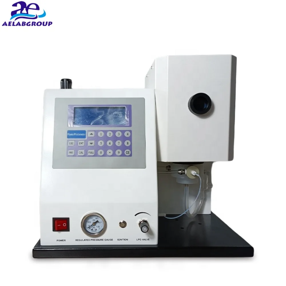 

AELAB Лидер продаж, цифровой спектрофотометр K Na Li Ca Ba с 2 элементами для сельскохозяйственных удобрений