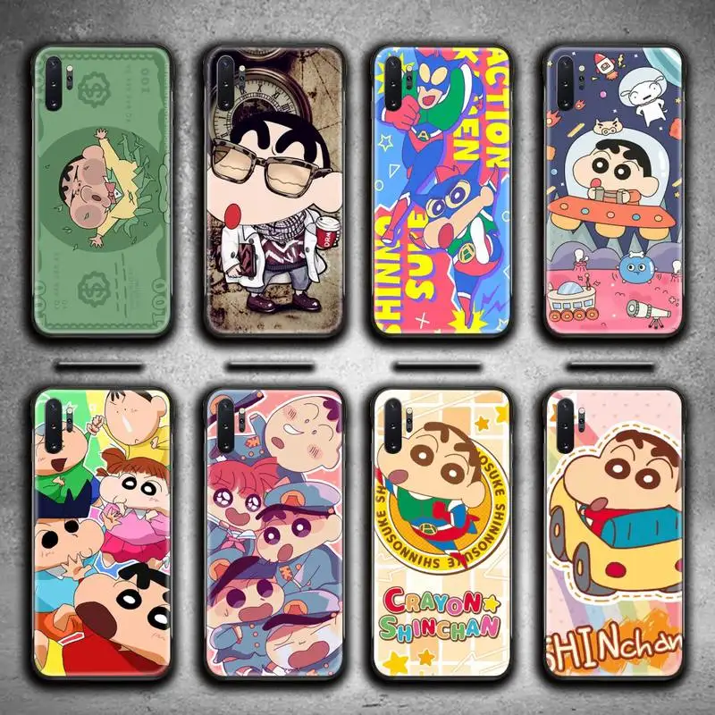 

Cute cartoon Crayon Shin-chan cash Phone Case For Samsung Galaxy Note20 ultra 7 8 9 10 Plus lite M51 M21 M31S J8 2018 Prime