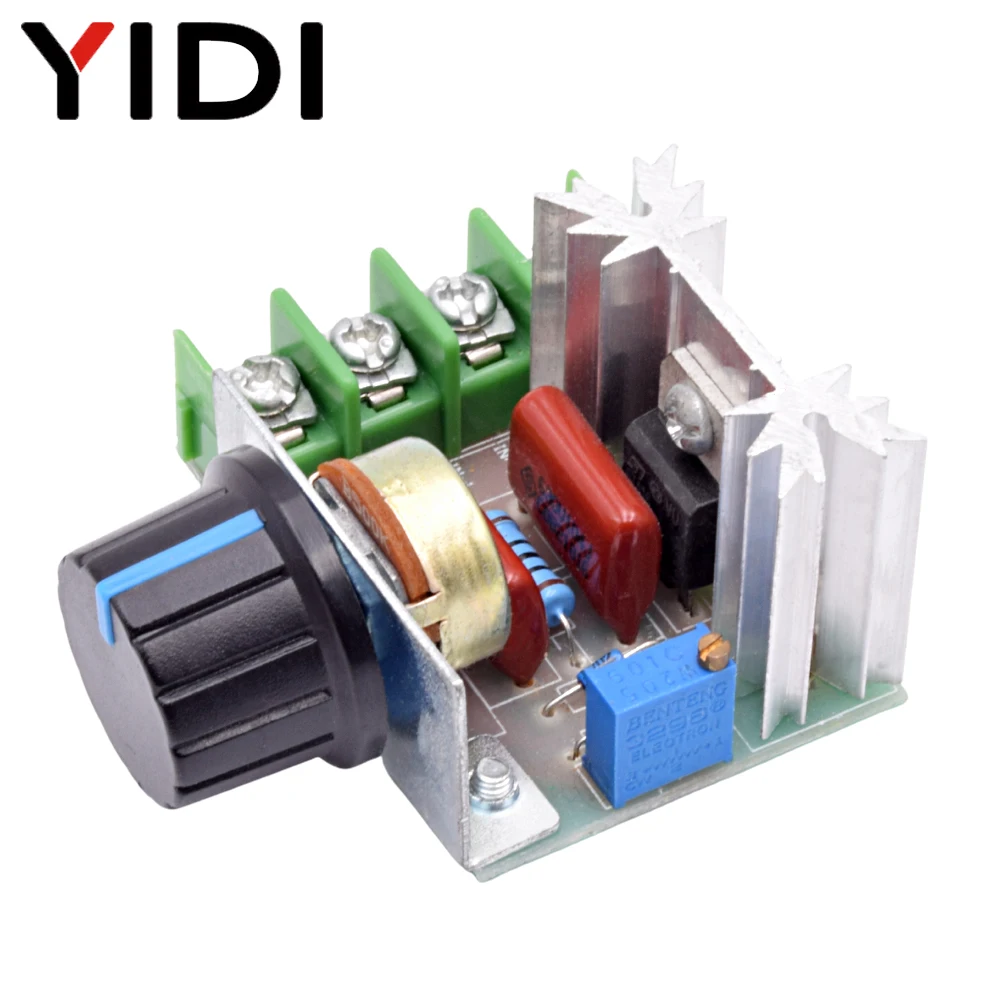 

2000W SCR Thyristor Electronic Power Voltage Regulator Dimmer Motor Speed Controller Adjustable Voltage Stabilizer 220 V Module