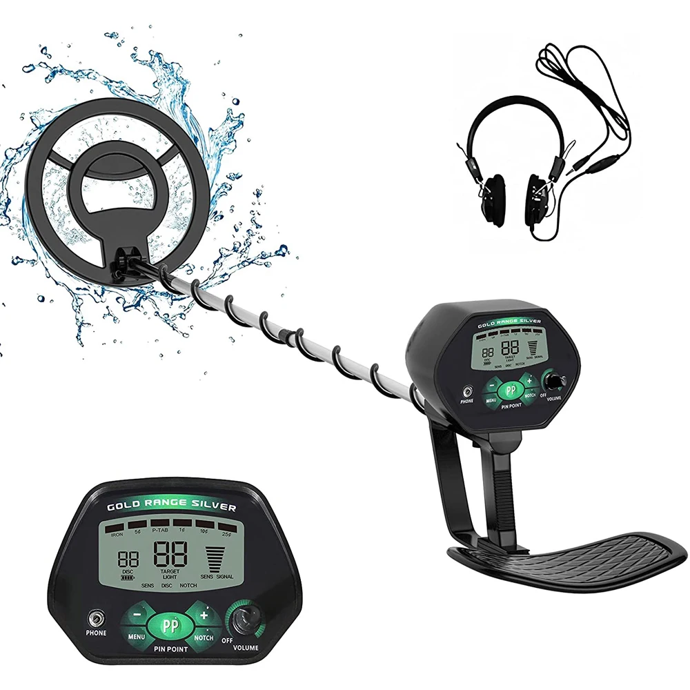 

Underground Metal Detector MD-4090 High sensitivity Metal Detector with LCD backlight adjustable,Memory function