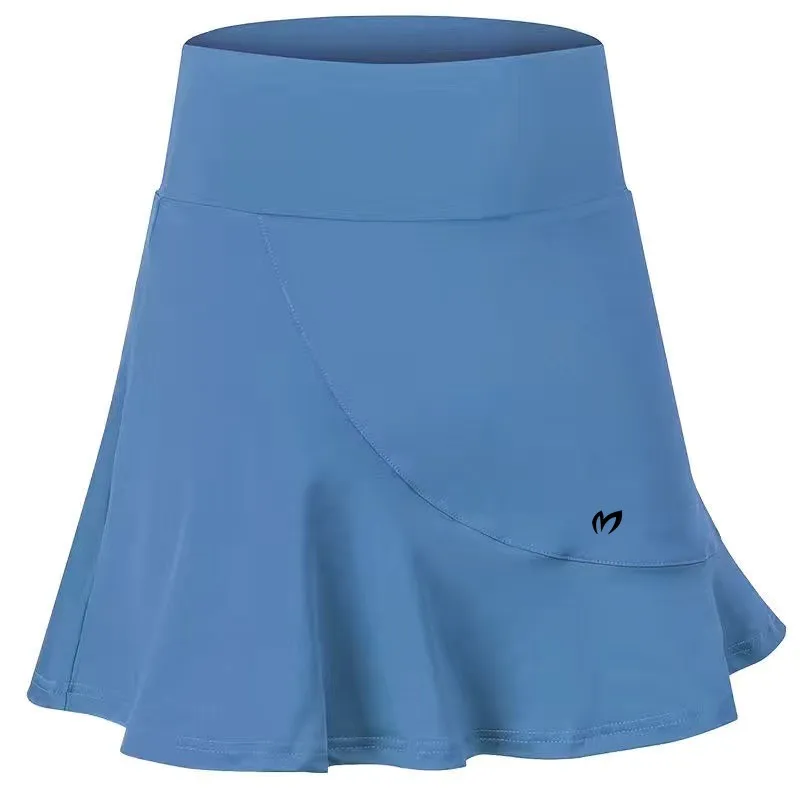 Women Golf Sports skirt Loose Cheerleader short Skirt safety pant quick-dry elastic Running Fitness skirt Tennis A-line skirt